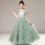 Off-Shoulder Piano Recital Dress (4)