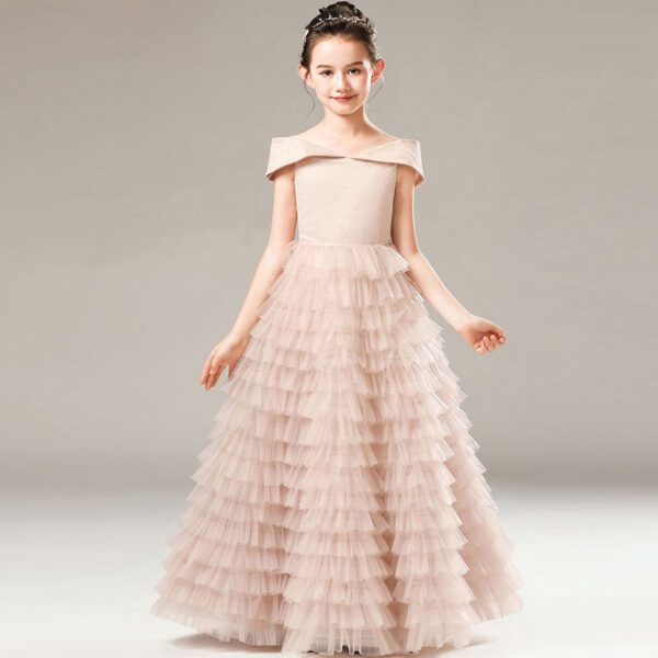 Off-Shoulder Piano Recital Dress