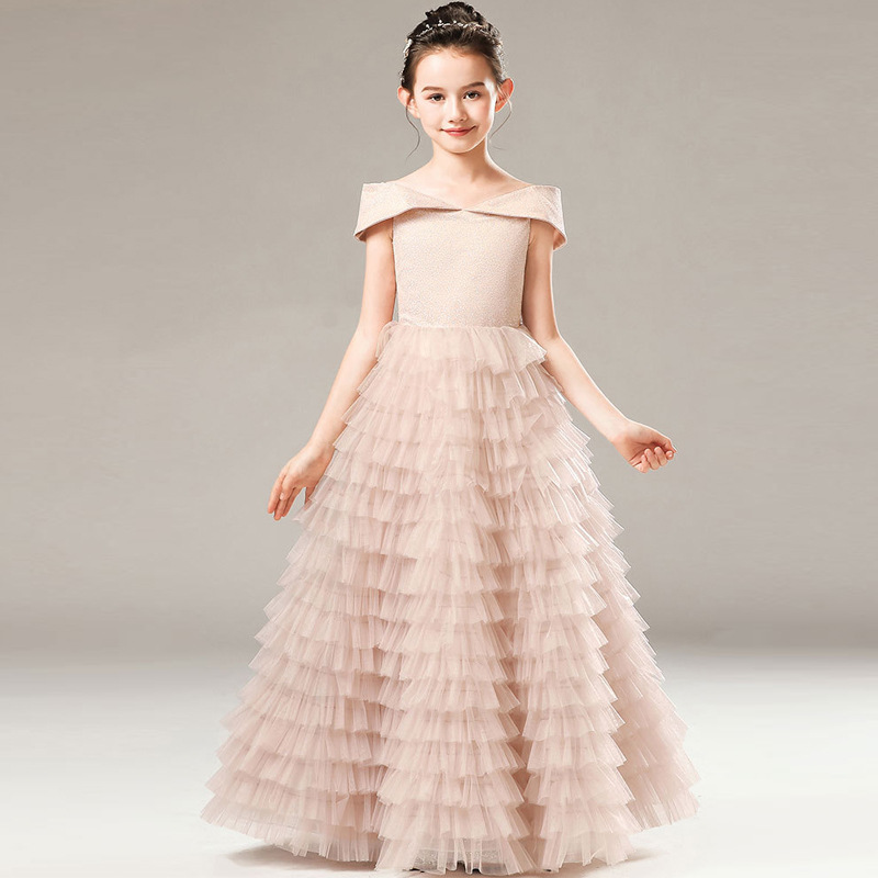 Off-Shoulder Piano Recital Dress